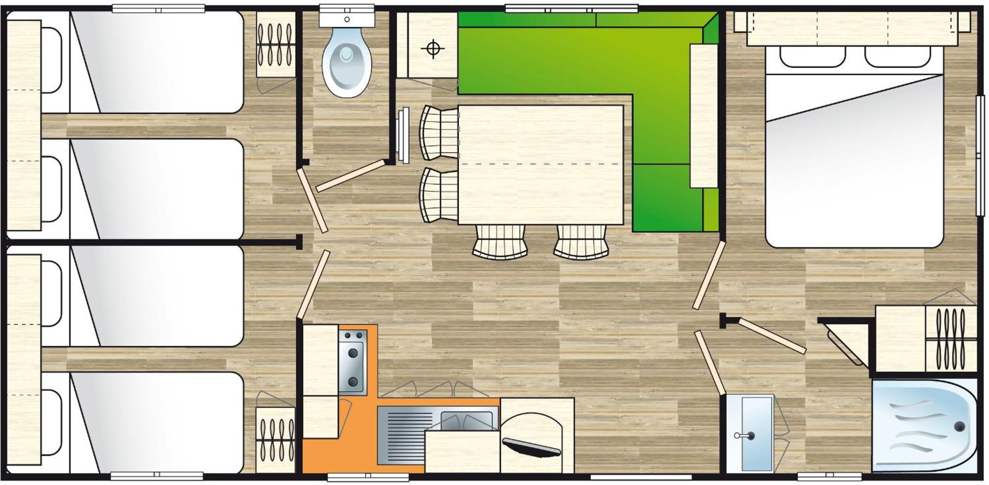 Charmant Mobil Home 6 Personnes Avec Clim Reversible Boofzheim Exteriör bild